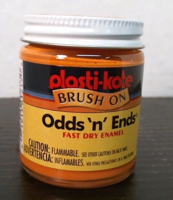 PLASTI-KOTE B15 BRUSH On Odds n Ends, Tangerine Enamel, 2oz, Fast Dry ...