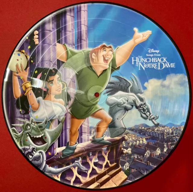 Hunchback of Notre Dame ORIGINAL Soundtrack Picture Disc Vinyl LP Walt Disney