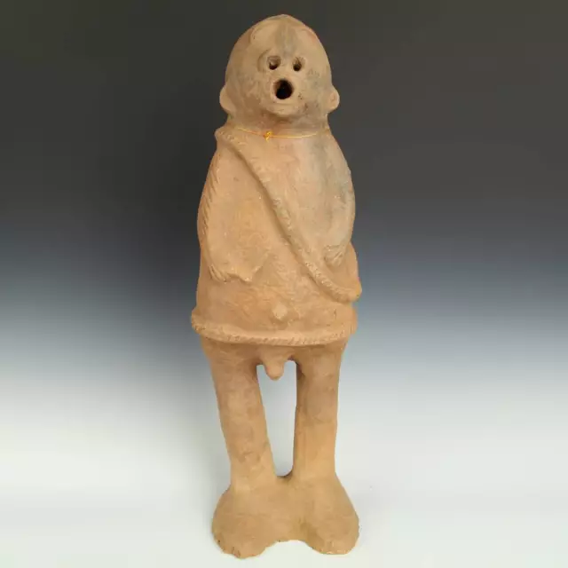 Antique Standing Figure Dakakari Terracotta N. Nigeria West Africa Late 19Th C.