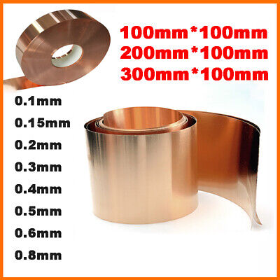 Phosphor Bronze Sheet Roll Plate 0.1/0.15/0.2/0.3/0.4/0.5/0.6/0.8mm Multi Sizes