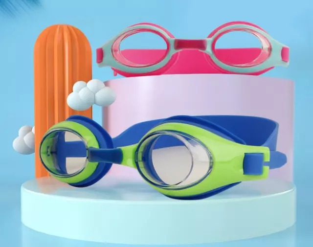 Kids Goggles Junior Boy Girl UV Protection Anti Fog Swimming Goggles Glasses