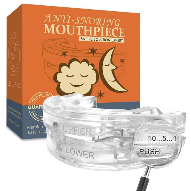 ANTI SNORING MOUTH GARD, Gerät Sleep Aide Einstellbare Mund-freie Buds"
