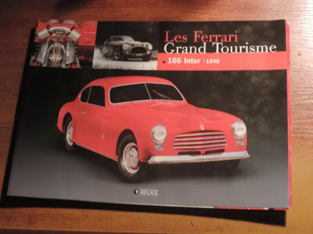 catalogue depliant Ferrari Grand Tourisme 166 Inter 1948 Roberto Bonetto atlas