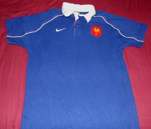 Maillot Equipe De France Rugby 2001/2002 - Grand Chelem 2002, Nike, Taille M