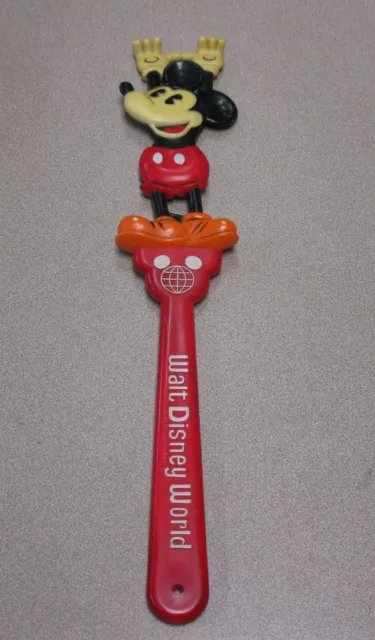 VTG 80s 90s WALT DISNEY Mickey Mouse Retro Theme Park Back Scratcher 16"