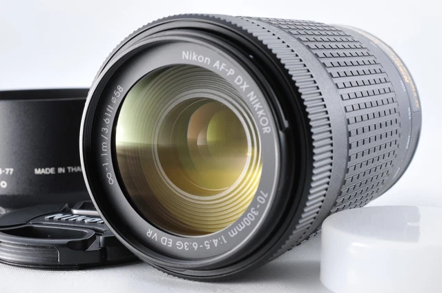 [Near Mint] Nikon AF-P DX NIKKOR 70-300mm f/4.5-6.3G ED VR Lens #375B