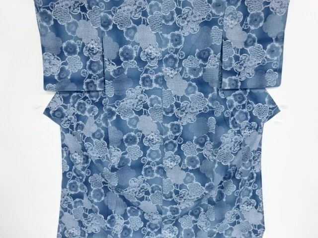 40519# Japanese Kimono / Yukata / Ume Blossom & Kiku & Bamboo Grass