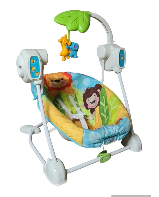 Fisher price space saver hot sale swing