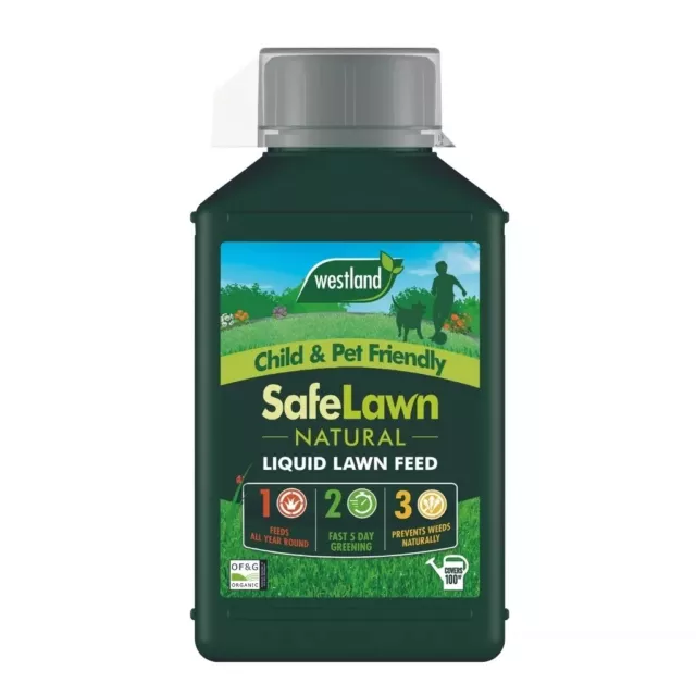 Westland SafeLawn Liquid Lawn Feed 1L - Child & Pet Friendly