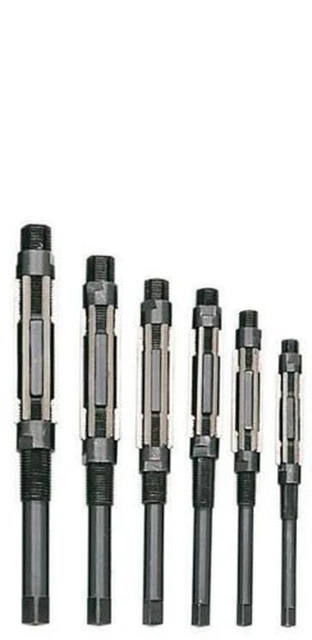 OMEX New Adjustable Hand Reamer 6 Pcs Set 15/32" to 27/32" - New Boxed Expand...