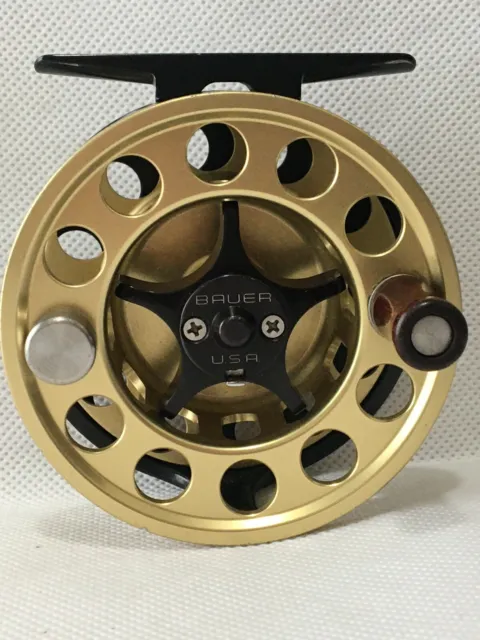 BAUER M1 SUPERLITE 3 Fly Fishing Reel Right-handed Gold $119.99 - PicClick