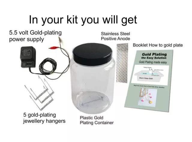 Gold Plating Kit Powerful Brush Plating All Chemicals