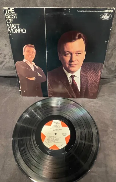 The Best Of Matt Monro Promotional Album Vinyl Rare Skao 152 Capitol