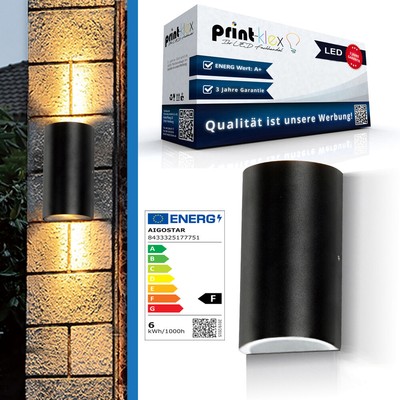 LED aussenwandleuchte 6w gu10 Heidelberg 3000k Muro Giardino Lampada Lampada 