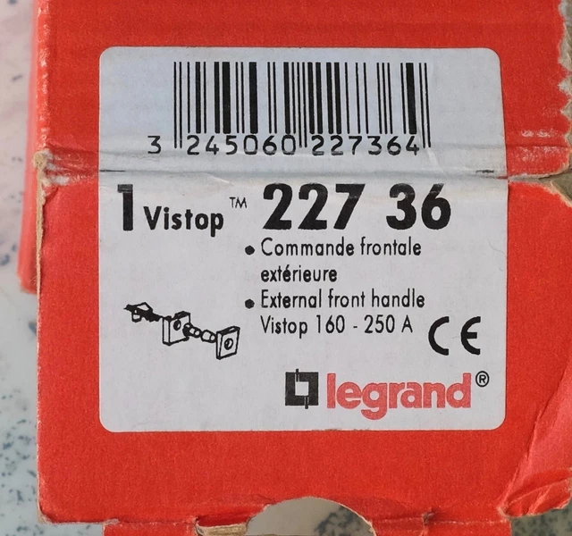 Interrupteur Legrand 227 33 Commande Frontale Extérieure 20A - Neuf, Emballé (réf. B1074)