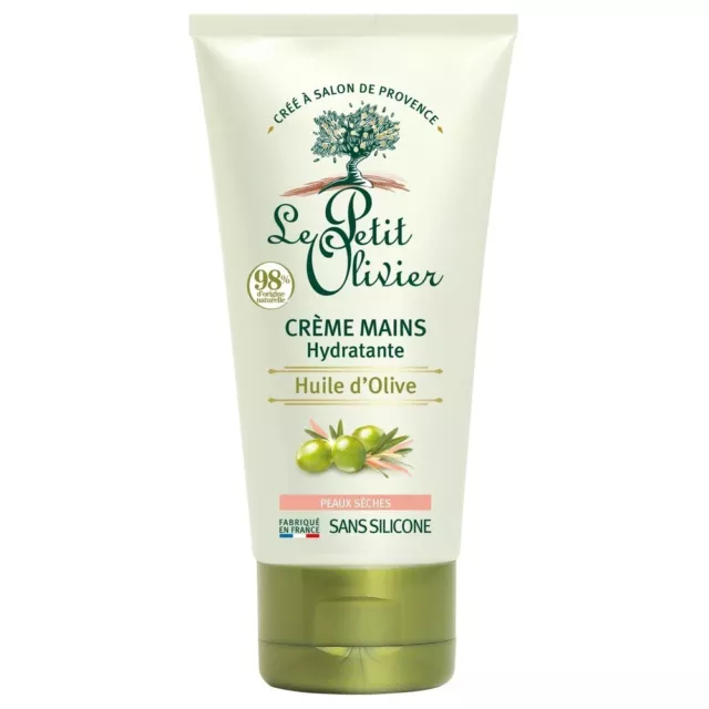 *LOT de 2* Crème mains huile d'olive Le Petit Olivier (75ml x 2)