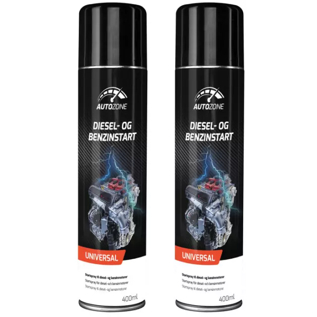 2 PACK Autozone Diesel & Petrol Engine Starter Spray Jump Start Spray