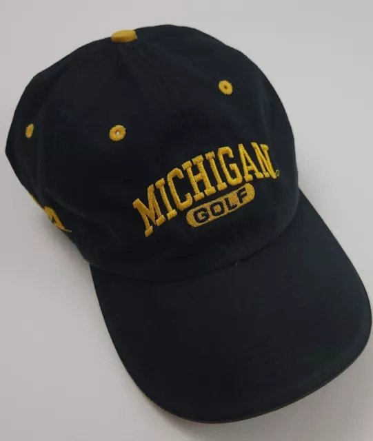 Vintage Y2k University Of Michigan Golf Hat Vtg Sport USA Wolverines College