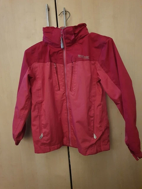 REGATTA GREAT OUTDOORS Girls PINK Coat Size UK AGE 7/8 Years