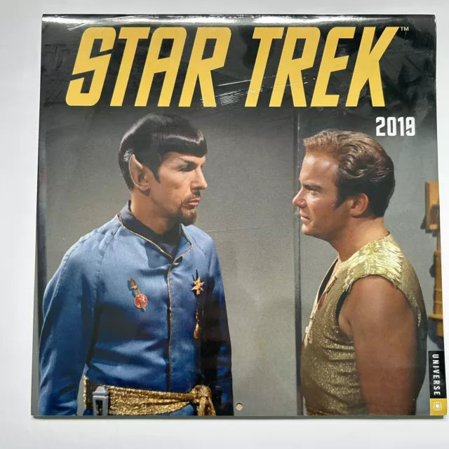 Star Trek Original Series  2019 Calendar Sealed By Universe Publishing -  NEW