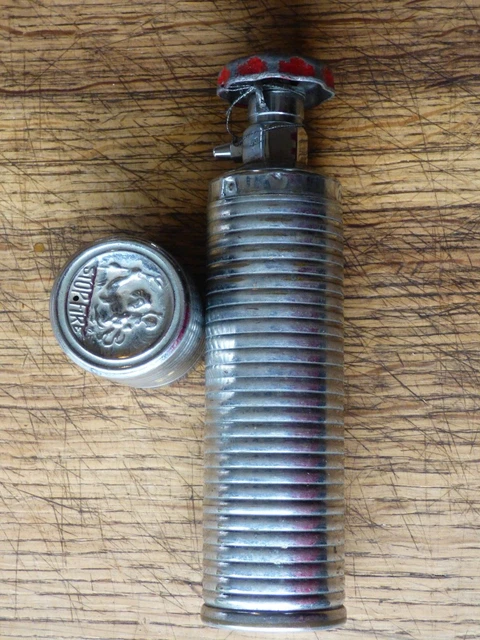 extincteur ancien de voitures STOP FIRE bouchon Saint-Christophe vintage