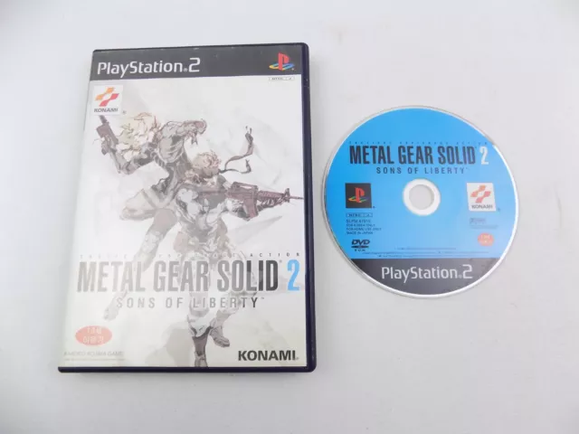 Playstation 2 PS2 Metal Gear Solid Sons of Liberty 2 II - NTSC-J - Free Postage