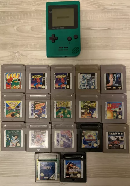 Nintendo Game Boy Pocket, Grün Inklusive 17 Spiele