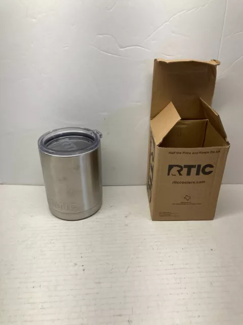 RTIC Rambler 10 Oz Lowball Steel Vacuum Insulated Tumbler with Lid Cup Mug