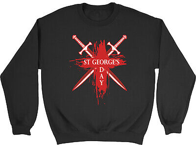 St George's Day Sword Mens Womens Sweatshirt Jumper Gift