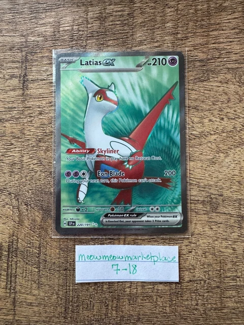 220 191 pokemon card Archaludon ex - 224/191 - Ultra Rare - TCG  Pokemon Singles  Scarlet and Violet Sets  Surging Sparks this Pokemon cant attack. Latias ex 220/191 Sv08: Surging