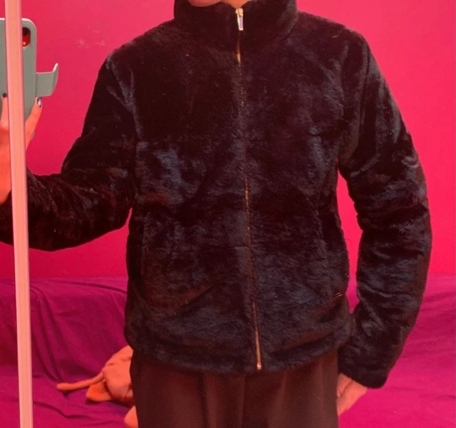 Veste Zara à Capuche Effet Fausse Fourrure - Taille M, Marron - Neuf Avec étiquettes