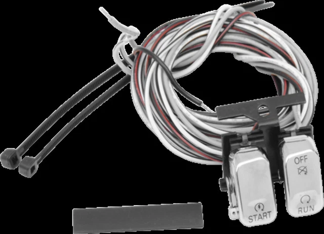 Drag Specialties 2106-0083 Switch Kit - Start/Stop - Chrome