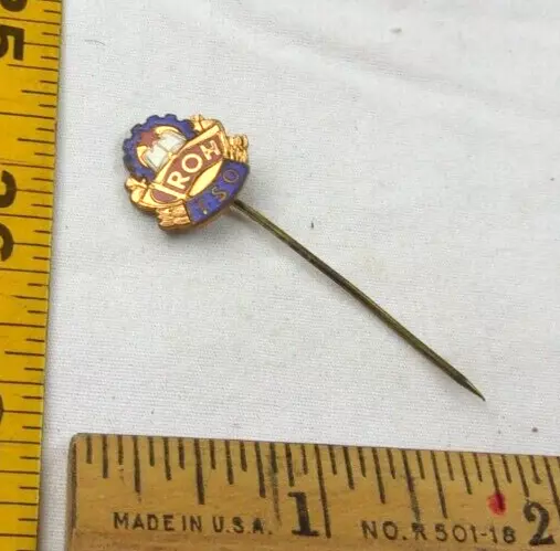 1950s-60s Czechoslovakia international competition stick pin Olympics