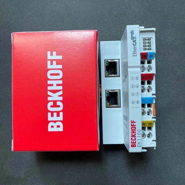 Beckhoff EK1100 Accoppiatore EtherCAT – Nuovo, Sigillato, Pronto All'Uso - copertina