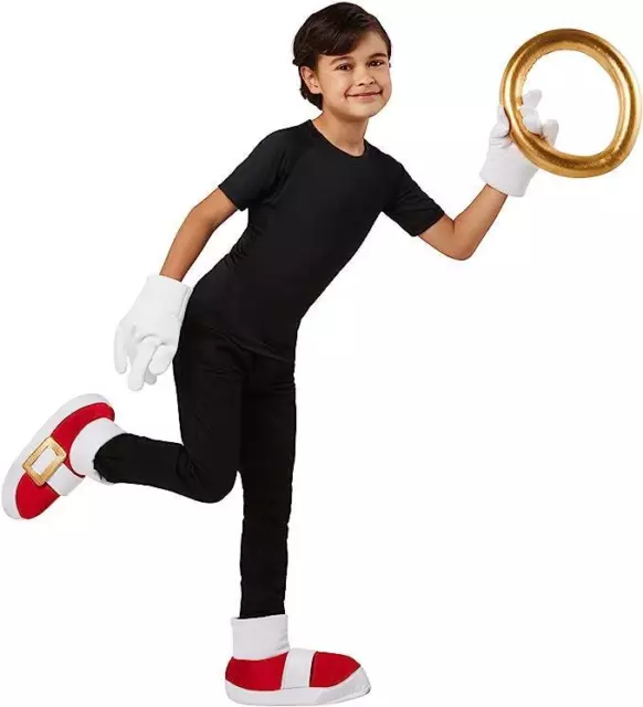 Speedy Sonic Erizo Cosplay Accesorios Kit para Niños Adultos