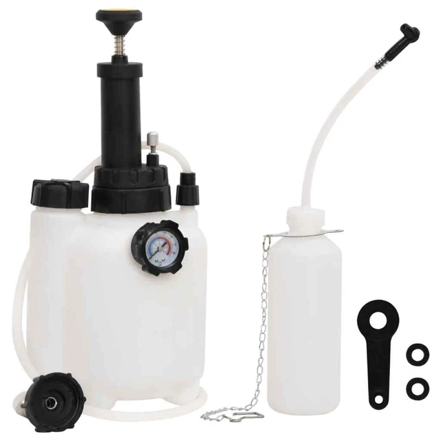 Vidaxl Spurgo Freni Bianco e Nero 3 L