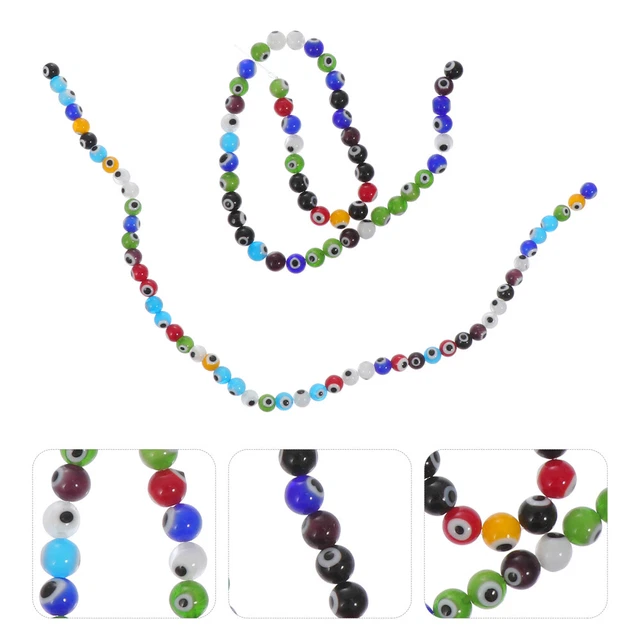 1 Set Simulated Augapfel Lose Perlen DIY Glasperlen Schmuckherstellung Zubehör