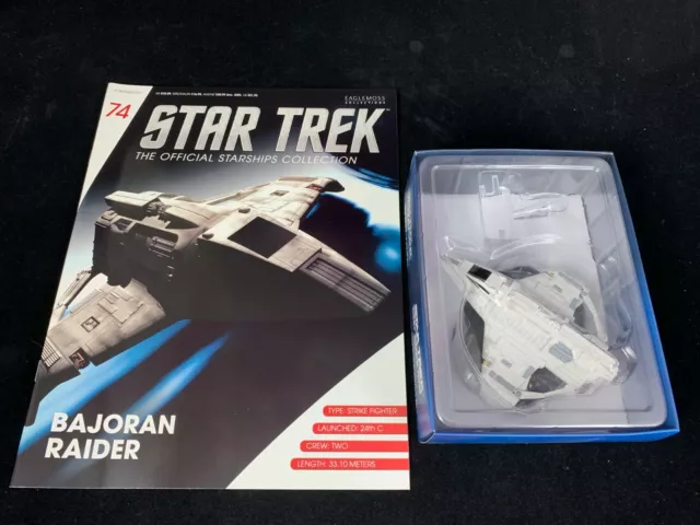 Eaglemoss Star Trek Collection- Starship & Magazine #74 - Bajoran Raider