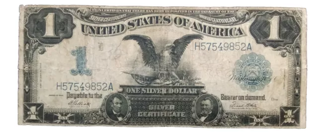 $1 Dollar Banknote Billete 1899 "Back Eagle" USA EEUU