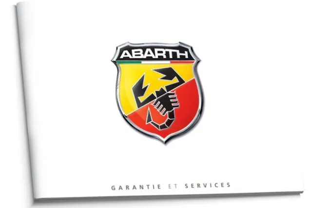 Carnet d'entretien français Fiat Abarth