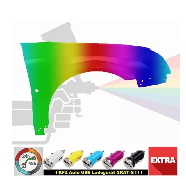 VW POLO 9N3 2005-2009 Kotflügel in Wunschfarbe Rechts/Links  NEUE LACKIERT