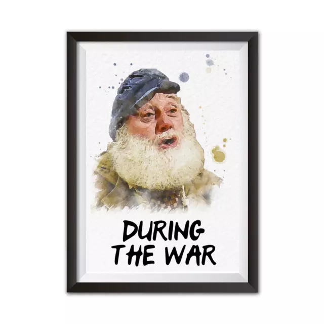 Only Fools And Horses Uncle Albert During The War Art Print Only Fools Gift