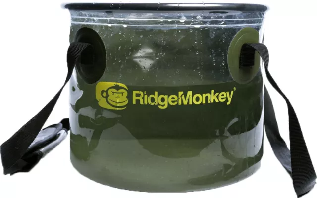 RidgeMonkey Perspective Collapsible Bucket 10l Falteimer Wassereimer Köderfisch