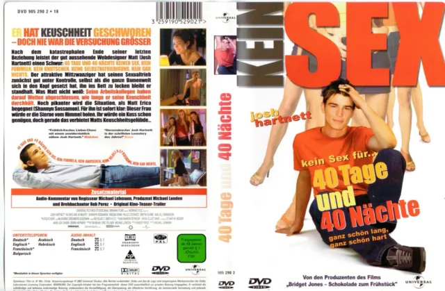 DVD - 40 Tage und 40 Nächte kein Sex - Super - Rarität - Versand möglich