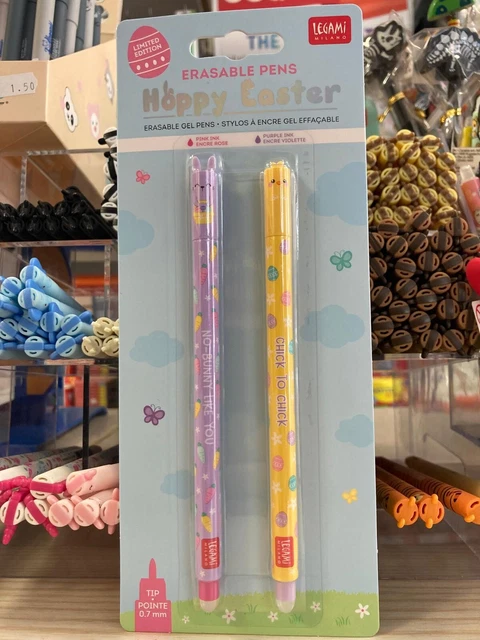 Penne Gel Cancellabili Legami 4 Pezzi | Tema Dino, Teddy, Corgi, Llama | Punta 0.7mm - Foto 11