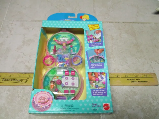 1994 Birthday Surprise Cake NEW Polly Pocket Vintage 14519 Sealed Bluebird