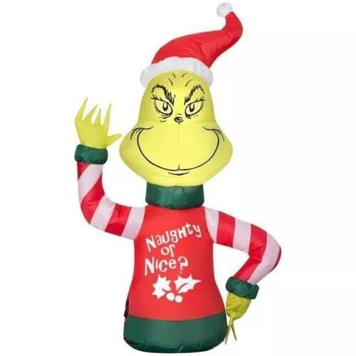 Grinch 3.51-ft Lighted Dr. Seuss The Grinch Christmas CAR Inflatable