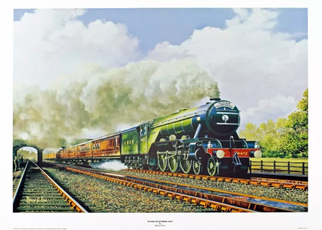 Railway Steam Engine Train Locomotive Vintage Art Print  & Cards 40+ variations 2