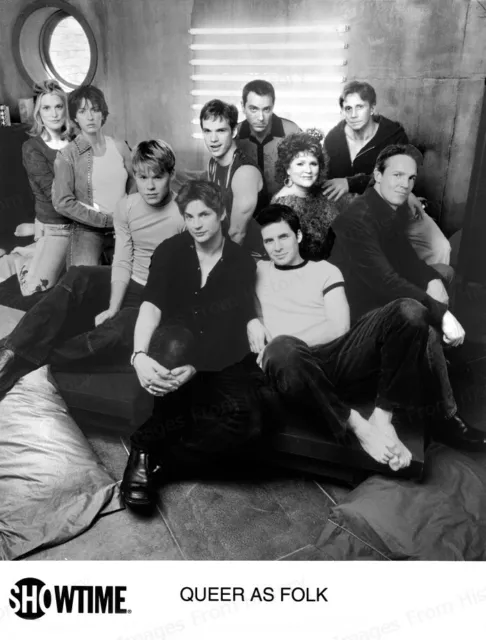 8x10 Print Queer as Folk Cast Television Series Courtesy Showtime 2000 #1331