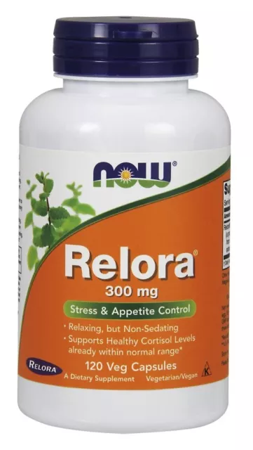 Now Foods Relora Stress & Appétit Contrôle Équilibre Cortisol 300mg 120 Capsules